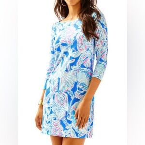 NWT Lilly Pulitzer Sophie Dress Women’s Small Bay Blue Into the Deep